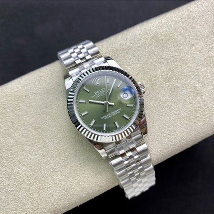 DATEJUST 41MM STAINLESS STEEL KHAKI DIAL
