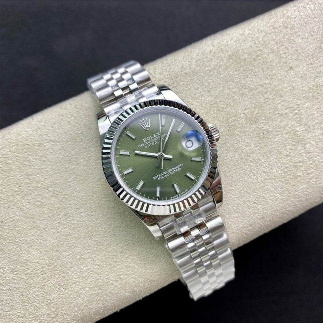 DATEJUST 41MM STAINLESS STEEL KHAKI DIAL