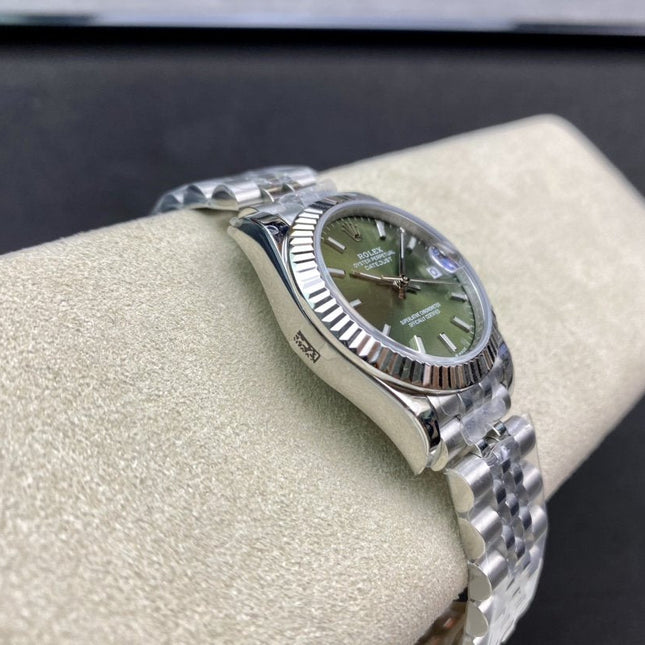 DATEJUST 41MM STAINLESS STEEL KHAKI DIAL