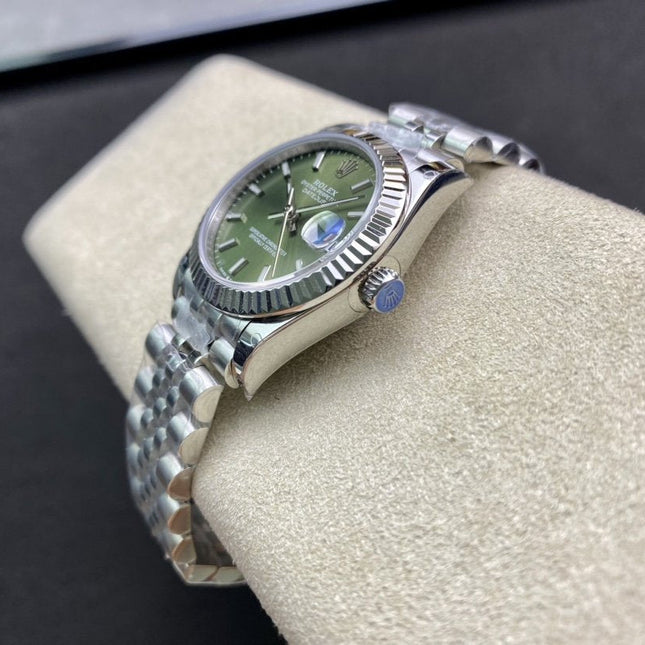 DATEJUST 41MM STAINLESS STEEL KHAKI DIAL