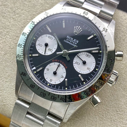 DAYTONA 37MM VINTAGE STEEL CASE BLACK DIAL