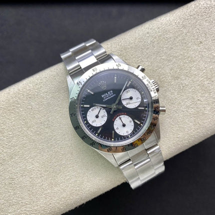 DAYTONA 37MM VINTAGE STEEL CASE BLACK DIAL