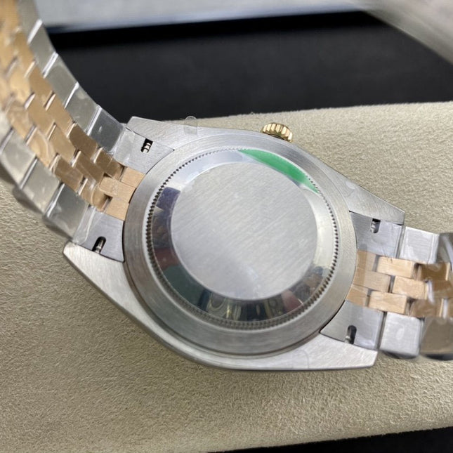DATEJUST 41 TWO-TONE ROSE GOLD CHOCOLATE DIAL