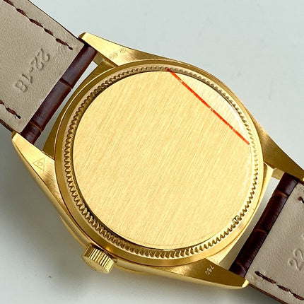 OYSTER PERPETUAL 41 STAINLESS STEEL LEATHER