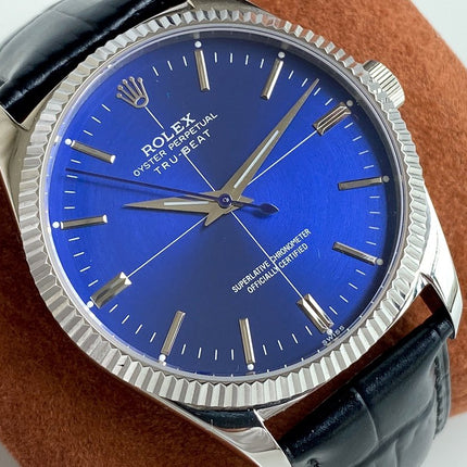 OYSTER PERPETUAL 41 STEEL CASE LEATHER