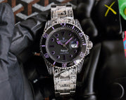 Black Purple Dial