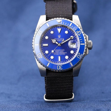 SUBMARINER DATE 40 CERAMIC BEZEL TEXTILE
