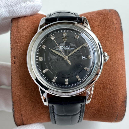 OYSTER PERPETUAL 40MM LEATHER STRAP
