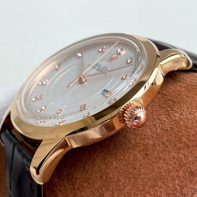 OYSTER PERPETUAL 40MM LEATHER STRAP