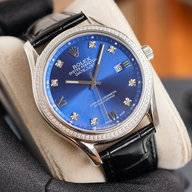 DATEJUST 41MM STEEL CASE DIAMOND NUMERALS
