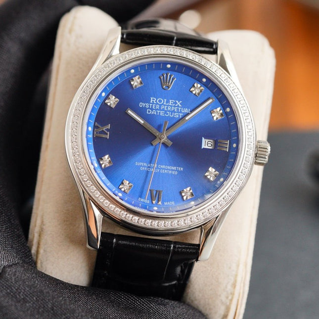 DATEJUST 41MM STEEL CASE DIAMOND NUMERALS