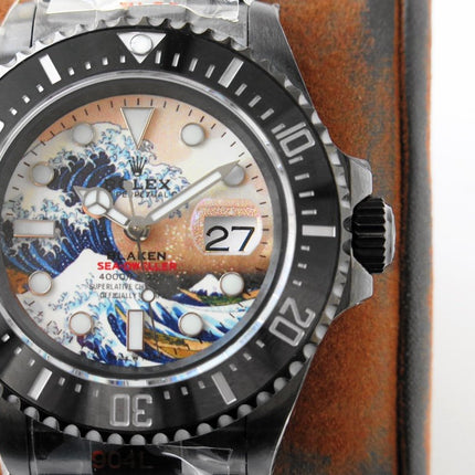 SEA-DWELLER DEEPSEA 44MM  BLACK CUSTOM TSUNAMI DIAL