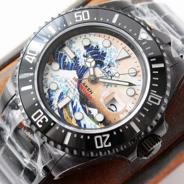 SEA-DWELLER DEEPSEA 44MM  BLACK CUSTOM TSUNAMI DIAL