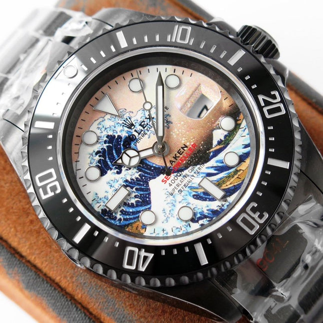 SEA-DWELLER DEEPSEA 44MM  BLACK CUSTOM TSUNAMI DIAL
