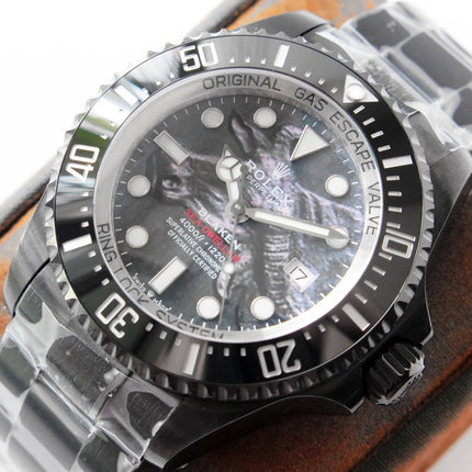 SEA-DWELLER DEEPSEA 44MM  BLACK CUSTOM BUFFALO DIAL