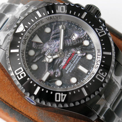 SEA-DWELLER DEEPSEA 44MM  BLACK CUSTOM BUFFALO DIAL