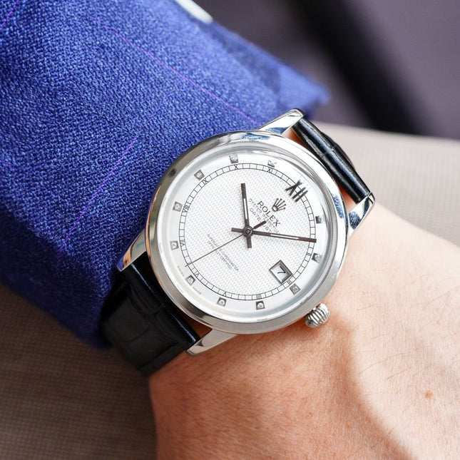 OYSTER PERPETUAL 41MM STEEL CASE DIAMOND NUMERALS