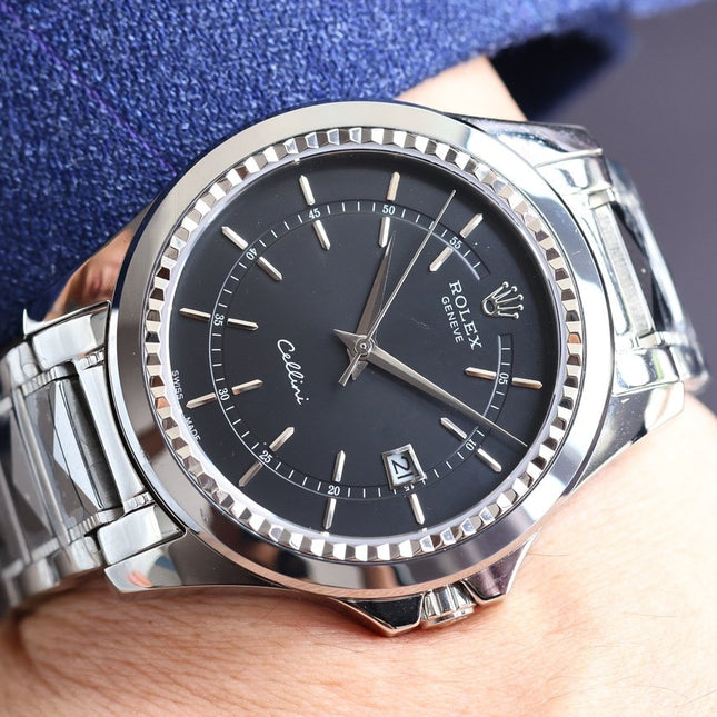 CELLINI DATE 42MM BLACK DIAL