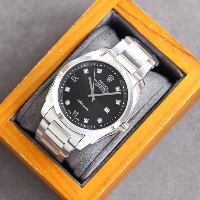 DATEJUST 41MM SMOOTH BEZEL DIAMOND NUMERALS