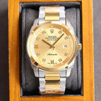 Gold Steel Yellow Dial