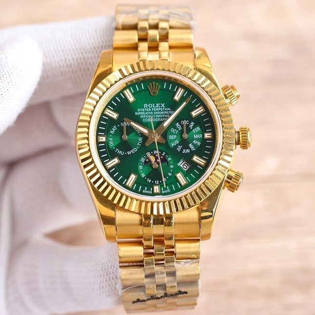 DATEJUST 41MM GOLD CASE CHRONOGRAPH