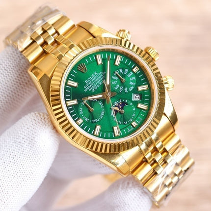 DATEJUST 41MM GOLD CASE CHRONOGRAPH