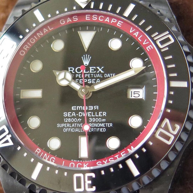 SEA-DWELLER DEEPSEA 44MM CUSTOM ALL BLACK BAMFORD TEXTILE