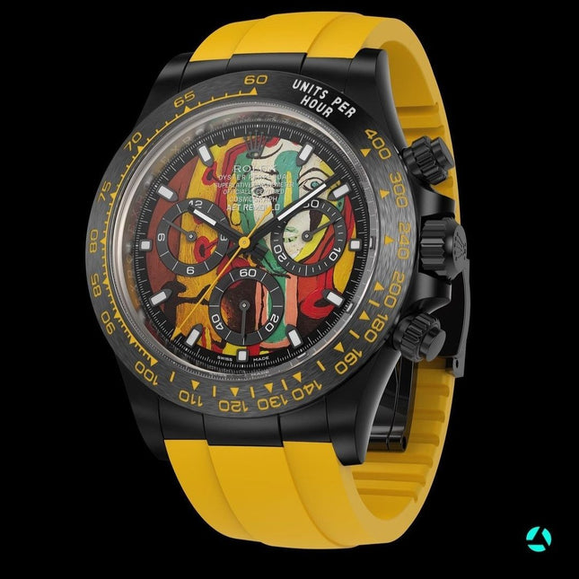 DAYTONA CUSTOM 40MM AET PICASSO YELLOW