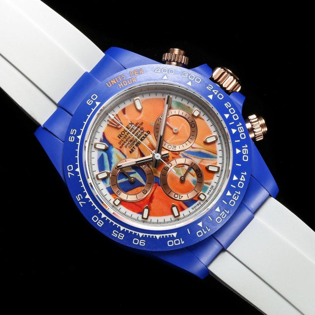 DAYTONA CUSTOM 40MM AET PICASSO BLUE CASE