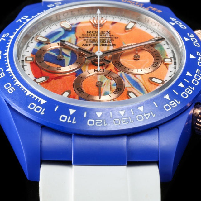 DAYTONA CUSTOM 40MM AET PICASSO BLUE CASE
