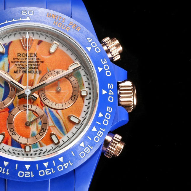 DAYTONA CUSTOM 40MM AET PICASSO BLUE CASE