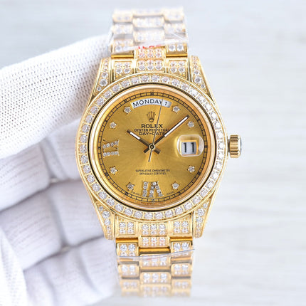 DAY-DATE 41 GOLD CUSTOM ALL DIAMOND