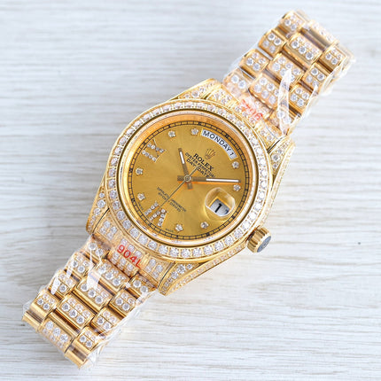 DAY-DATE 41 GOLD CUSTOM ALL DIAMOND