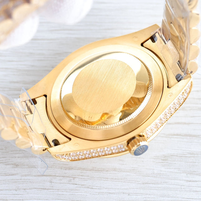 DAY-DATE 41 GOLD CUSTOM ALL DIAMOND