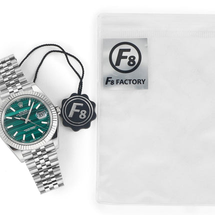 DATEJUST 41MM CUSTOM STEEL CASE MALACHITE DIAL