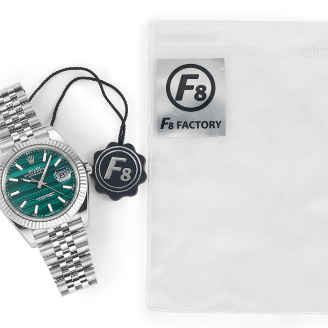 DATEJUST 41MM CUSTOM STEEL CASE MALACHITE DIAL