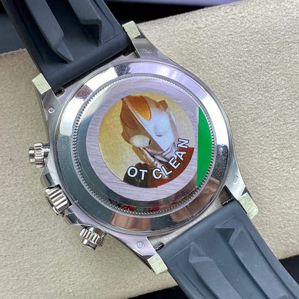 DAYTONA STEEL CASE CERAMIC WHITE MOP DIAMOND NUMERALS