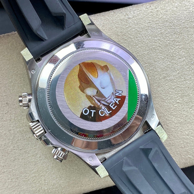 DAYTONA STEEL CASE CERAMIC WHITE MOP DIAMOND NUMERALS