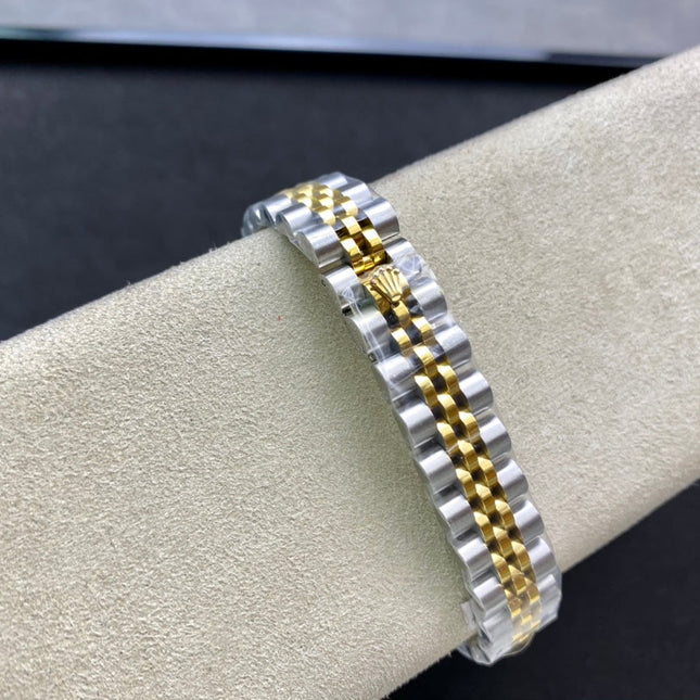 DATEJUST 28 TWO-TONE GOLD STEEL