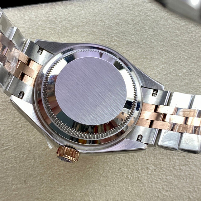 DATEJUST 28 TWO-TONE PINK GOLD STEEL