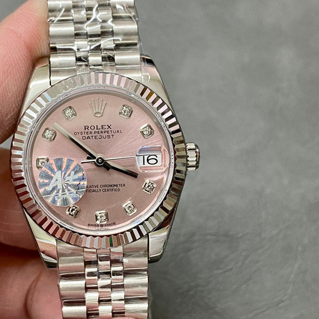 DATEJUST 31MM STEEL PINK DIAL