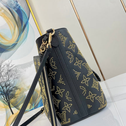 BLOSSOM MM 30 BLACK MAHINA CALFSKIN
