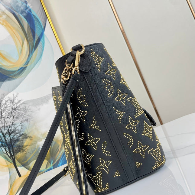 BLOSSOM MM 30 BLACK MAHINA CALFSKIN