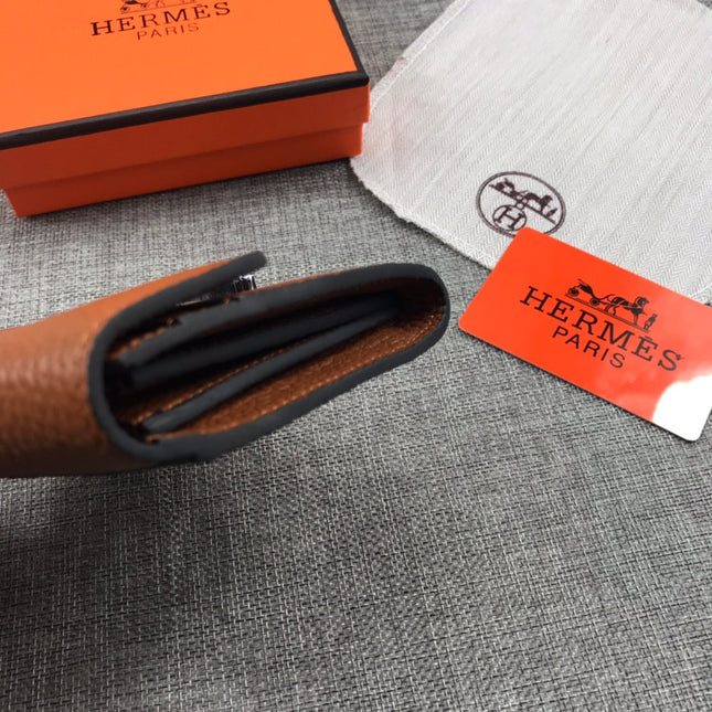 HM CONSTANCE 13 BROWN GRAINED CALFSKIN