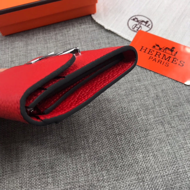 HM CONSTANCE 13 RED GRAINED CALFSKIN