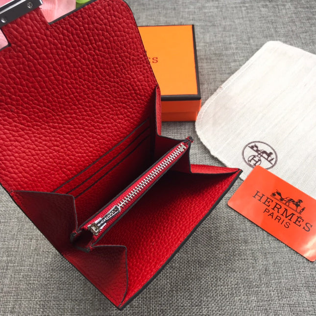 HM CONSTANCE 13 RED GRAINED CALFSKIN