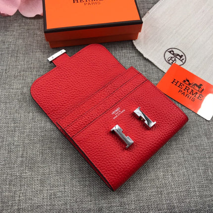 HM CONSTANCE 13 RED GRAINED CALFSKIN