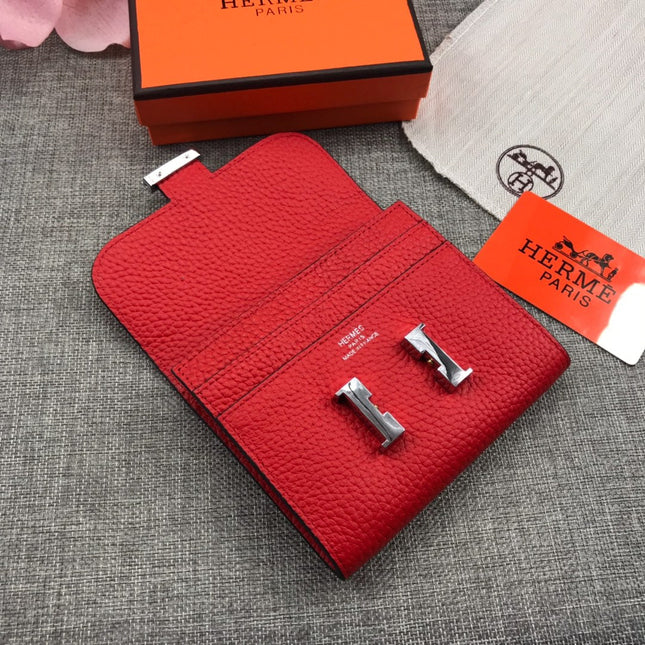HM CONSTANCE 13 RED GRAINED CALFSKIN