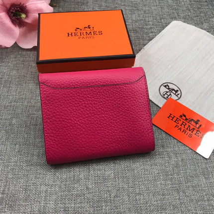 HM CONSTANCE 13 RED PINK GRAINED CALFSKIN