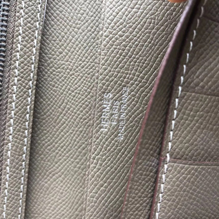 BEARN LONG 17 WALLET IN COFFEE BROWN EPSOM LEATHER